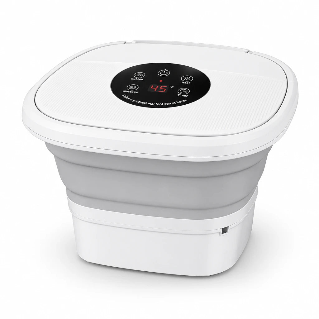 Bain de Pieds Électrique Chauffant Massant